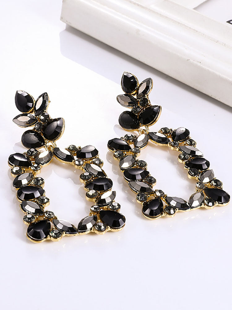 Pendientes coloridos geométricos minimalistas