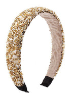 Diademas de esponja de diamantes de imitación coloridas vintage