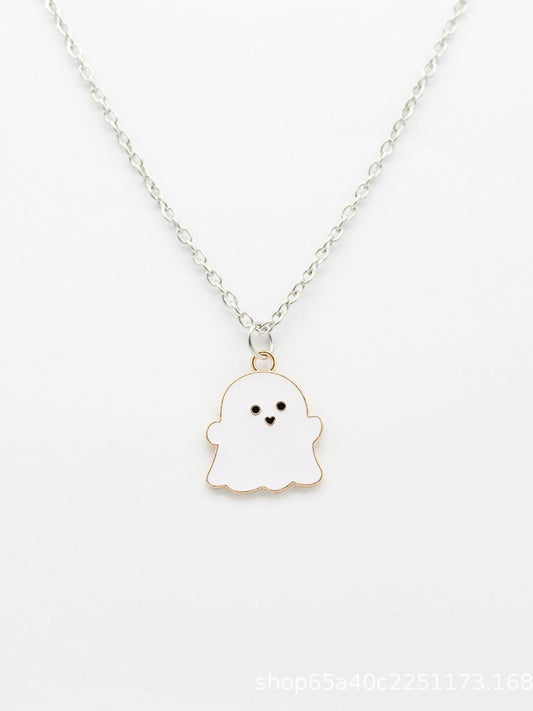 Collar de fantasma de dibujos animados divertidos de Halloween