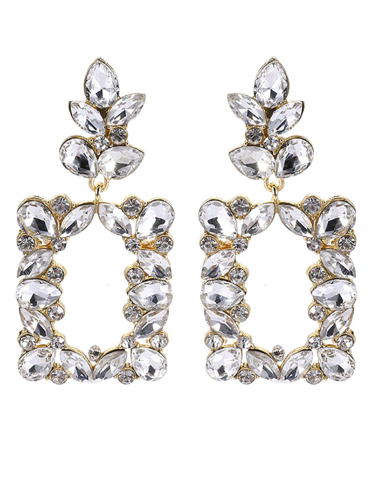 Pendientes coloridos geométricos minimalistas