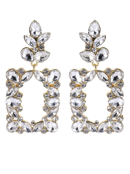 Pendientes coloridos geométricos minimalistas