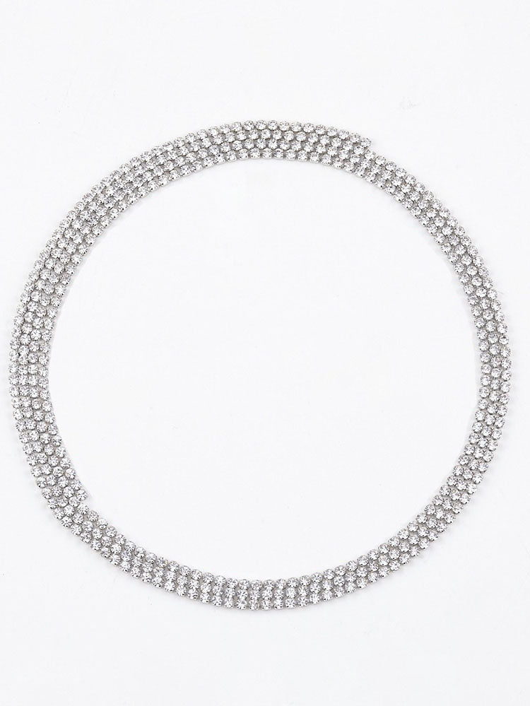 Collares de cadena de hilo multicapa