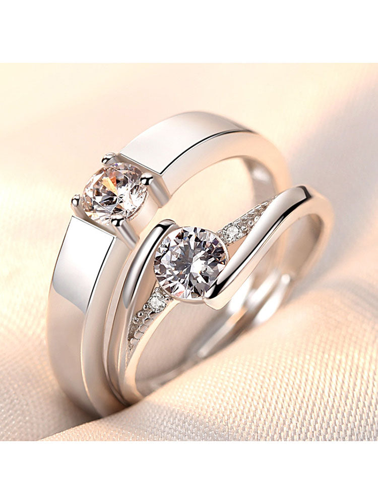 Anillos Lisos Pareja Minimalista