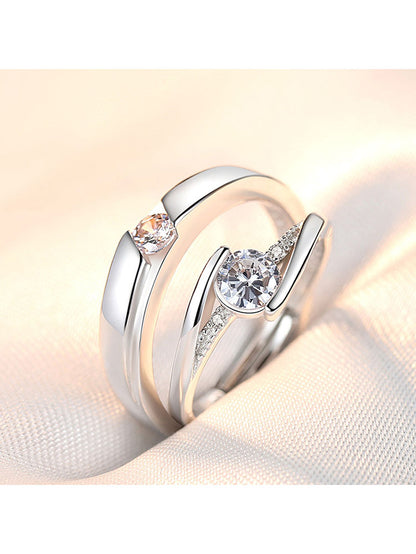 Anillos Lisos Pareja Minimalista