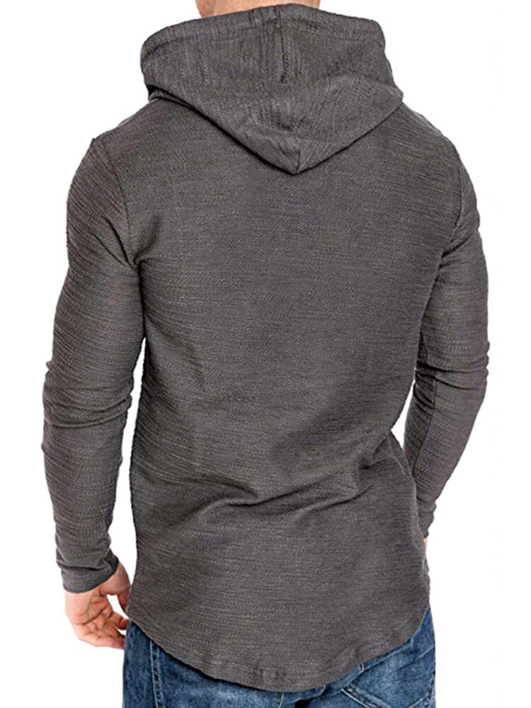 Sudaderas con capucha deportivas de manga larga para hombre Gym Muscle