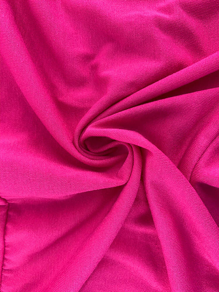 Mono con pantalón de pierna ancha y manga corta de talla grande